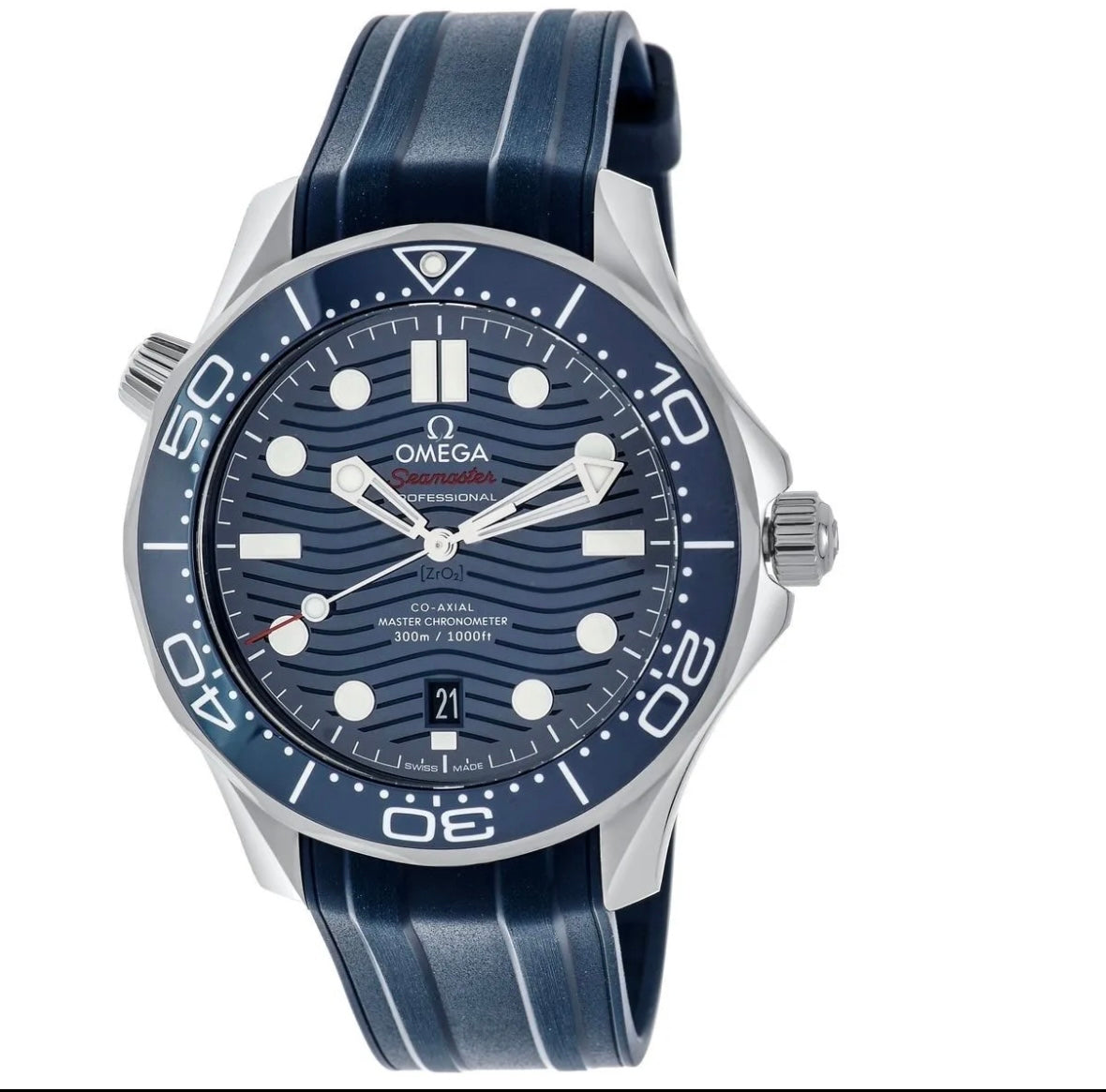 Omega Seamaster Diver 300M Blue 42mm Men's Watch 210.32.42.20.03.001
