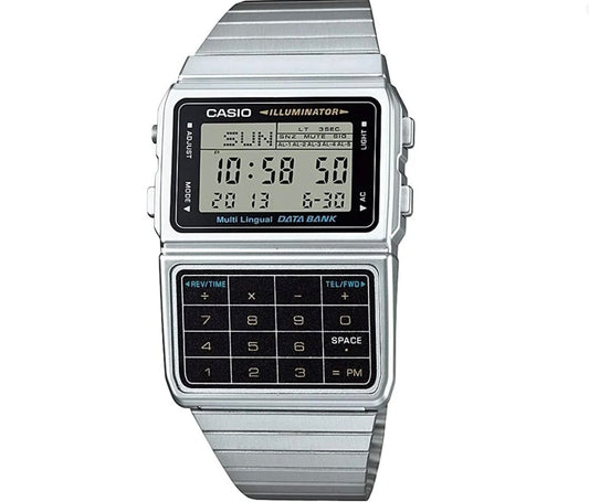 Casio Men's Quartz Illuminator Data Bank Telememo 33mm Watch DBC-611-1