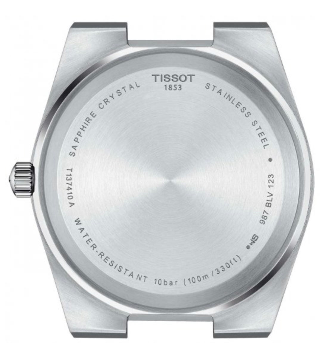 New Tissot PRX Black Dial Rubber Strap Men's Watch T1374101705100
